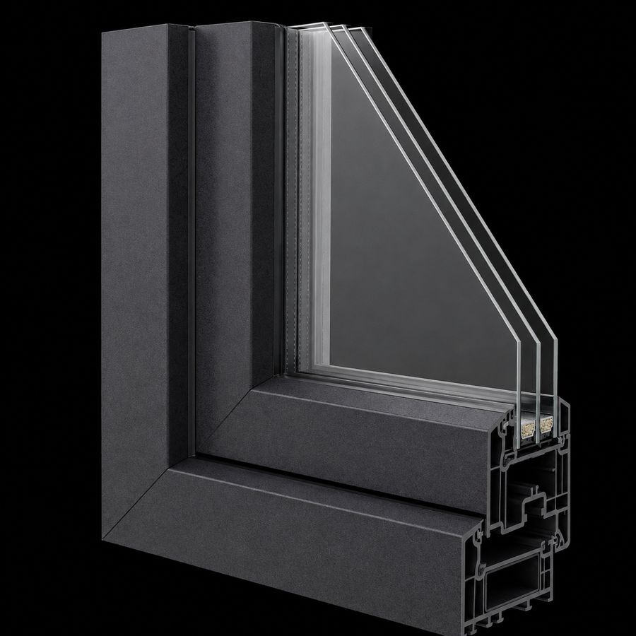 Doorsnede van VEKA 70