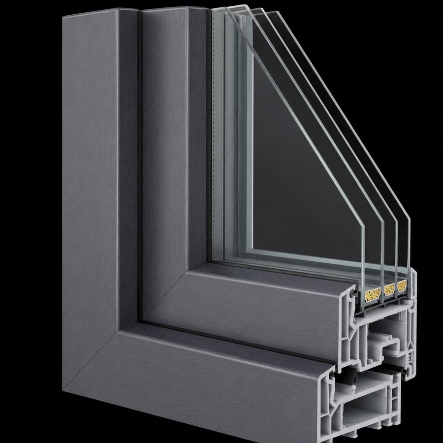 Doorsnede van VEKA 82