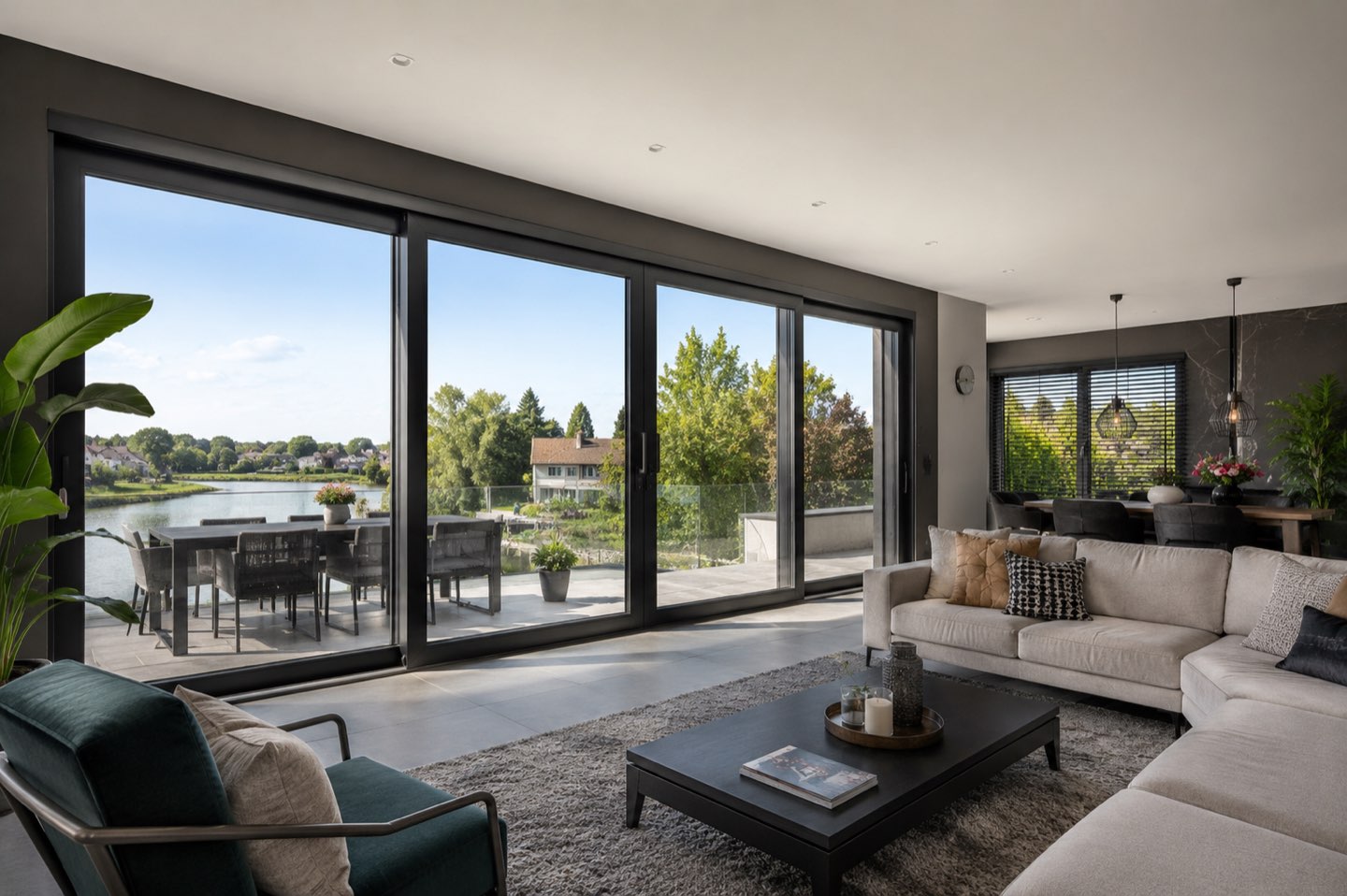 Nieuwe witte kunststof kozijnen in een Nederlandse woning, geplaatst door Terra Construction